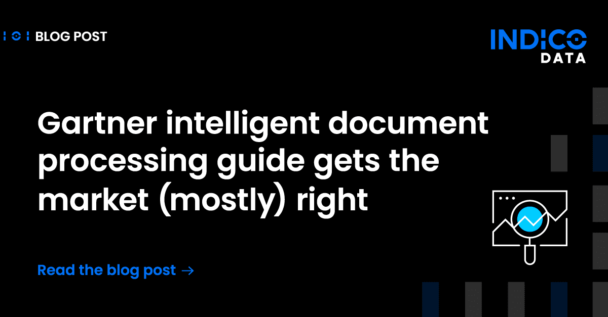 Gartner intelligent document processing guide gets the market (mostly) right