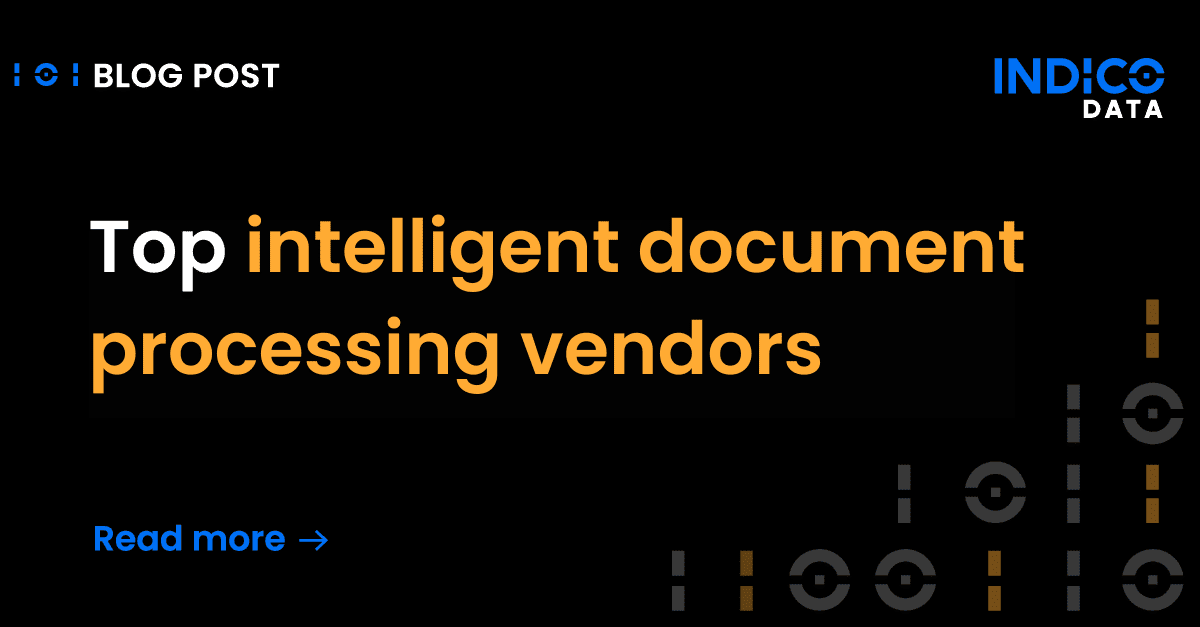 Top intelligent document processing vendors