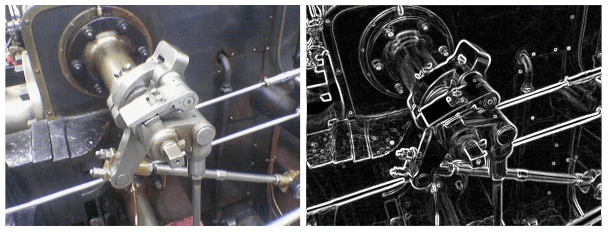 Applying a sobel kernel to an image