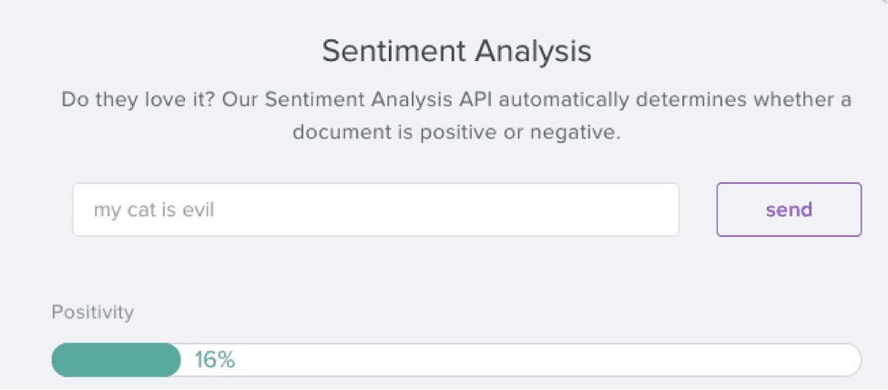 sentiment analysis